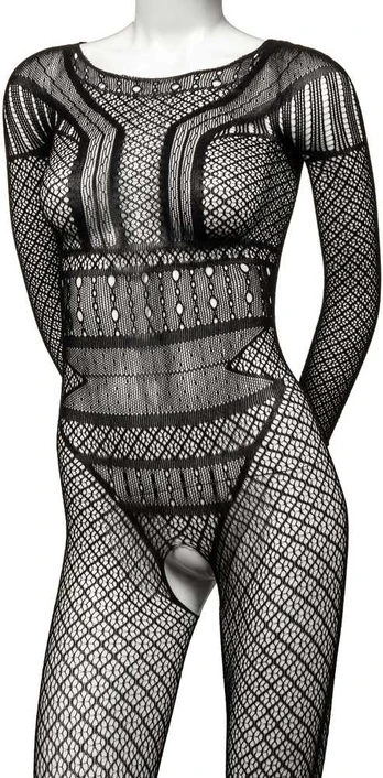 CalExotics Scandal Lace Body Suit - Breathable Mesh, Universal Size