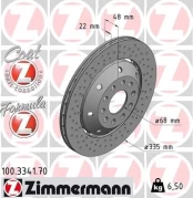 Stabdžių diskas ZIMMERMANN 100.3341.70 kaina