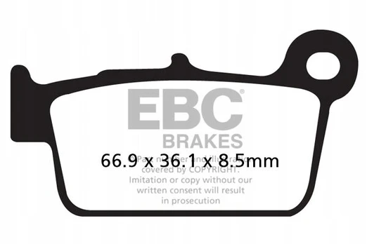 Stabdžių kaladėlės Ebc Rieju Marathon Pro 125 (2011-2014)