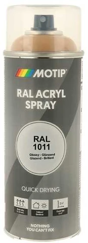 Motip Ral 1011 high gloss ruda beige