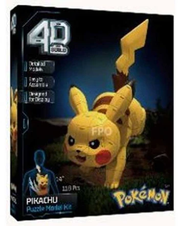 4D Puzzles Pokemon 30 cm - Pikachu