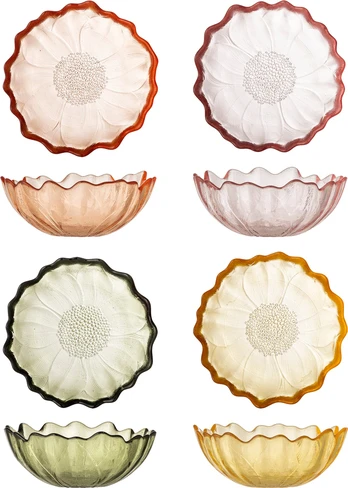 Bloomingville - Kana Bowl - Multi - Glass