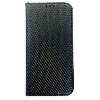 Dėklas Smart Magnet book iPhone 15 Pro Max 6.7" juoda|juodas