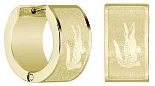 Lacoste Gold-plated hoop earrings Backhand 2040436