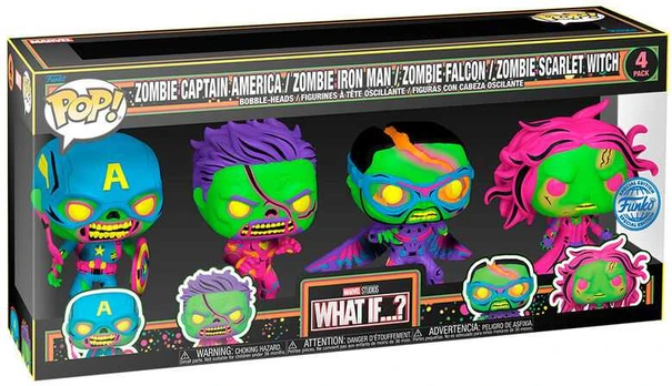 Funko POP pack 4 figures Marvel What If...? Exclusive
