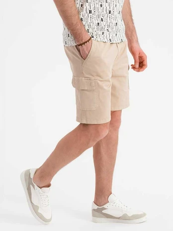 shorts for men - beige