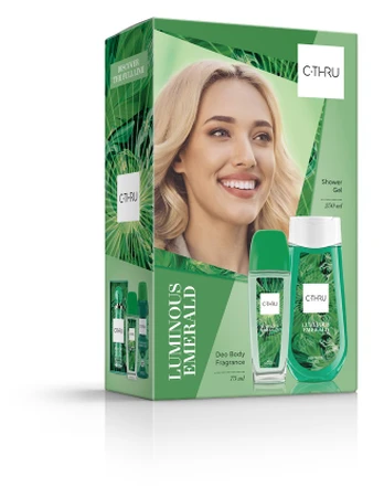 Kūno priežiūros rinkinys Sarantis C-Thru Luminous Emerald, 2 vnt.
