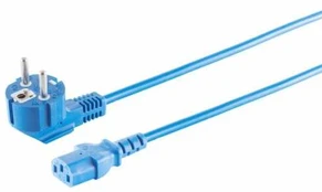 Power Cord Schuko Angled - C13 1.8m Mėlyna MicroConnect