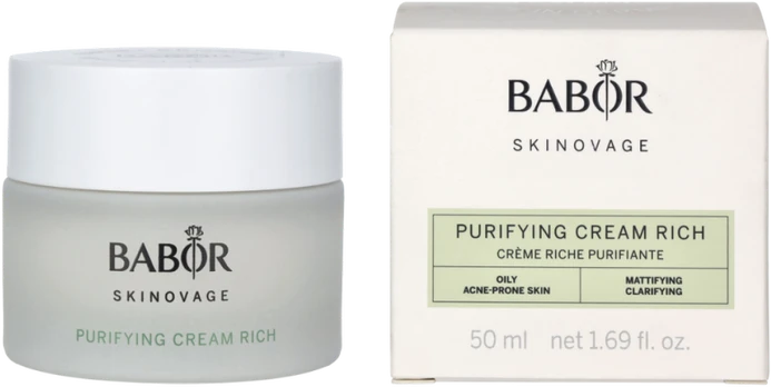 Babor Skinovage Purifying Kreminis Rich, 50 ml