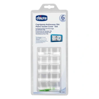 Apsauga lizdui Chicco Mains Socket, plastikas, skaidri