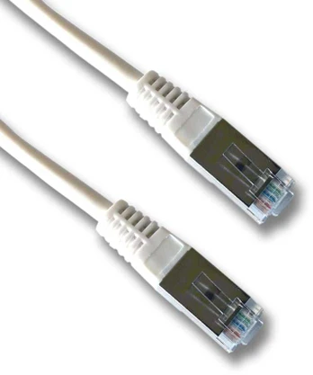 DATACOM Patch cord FTP CAT5E 1m baltas