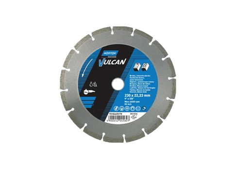 Deimantinis pjovimo diskas Vulcan Uni, 230 x 2,5 x 7 x 22 mm