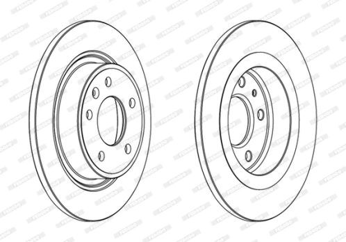 FERODO DDF1871C Brake Disc