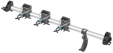 Aliuminio sodo įrankių laikiklis GARDENA TOOL RACK Plus, Max 60 kg, hortizontalus kaina