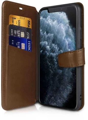 Dėklas ITSKINS BOOK cover til iPhone 8 / 7 / 6s / 6®. Brun
