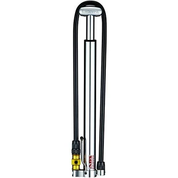 Lezyne Micro Floor Drive HP pastatoma pompa / Gloss Silver