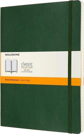 Moleskine Notes 19x25 linijos myrtle žalias