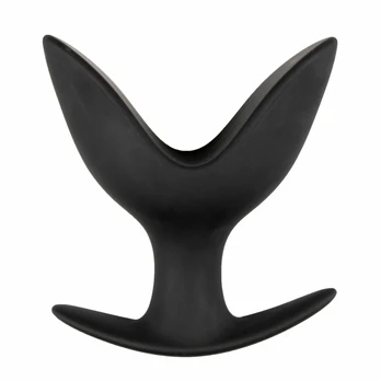 EasyToys Silicone Anchor Plug Large - Flexible Intimate System Juodas