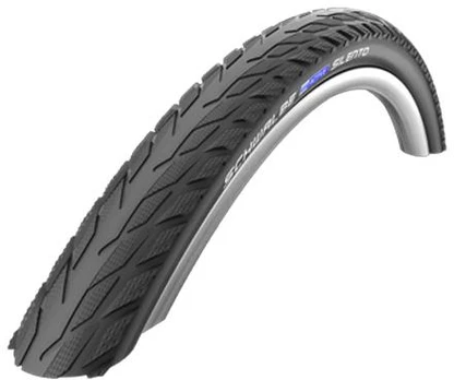 Padanga 28" Schwalbe Silento HS 421, Active Wired 42-622 Juodas-Reflex