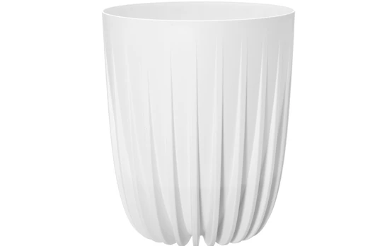 4Living Flower pot Mira ECO baltas 39 cm