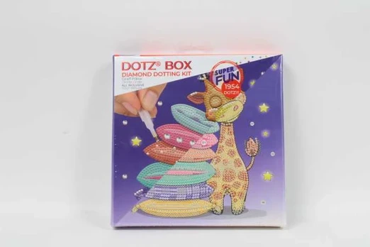 DIAMOND DOTZ DIAMOND DOTZ GIRAFF PILLOW DOTZ BOX