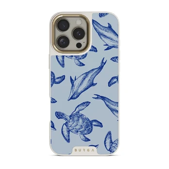 Aquatic Dance - iPhone 16 Pro Case, Elite Light (MagSafe) / Gold