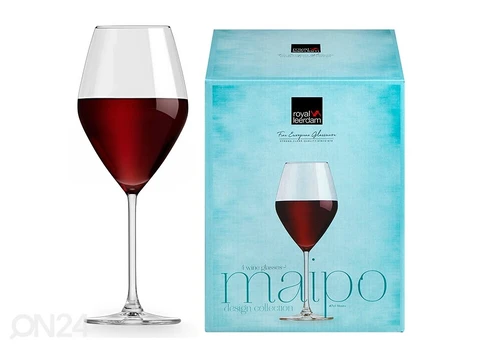 Taurės vynui ROYAL LEERDAM Maipo, 4 vnt., 470 ml
