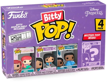 Funko Blister 4 figures Bitty POP Disney Princess Ariel