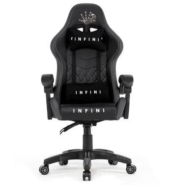 Žaidimų kėdė Infini Five Black, juoda