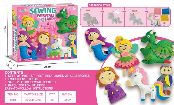 Creative Figure Embroidering Set Princess Edition