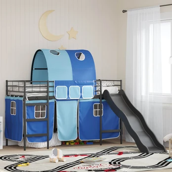 Lova Juoda ir mėlyna 75 x 190 cm