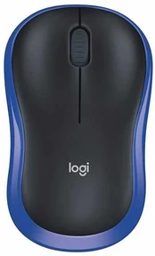 Logitech Belaidė pelė M185 juodas mėlyna