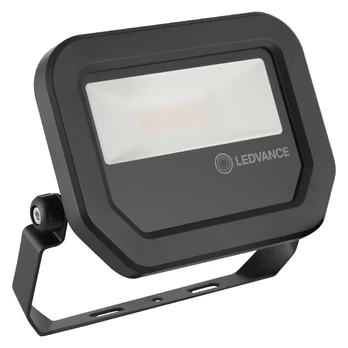 LED prožektorius Ledvance Floodlight PFM su judesio davikliu 10W/4000K IP65 BK