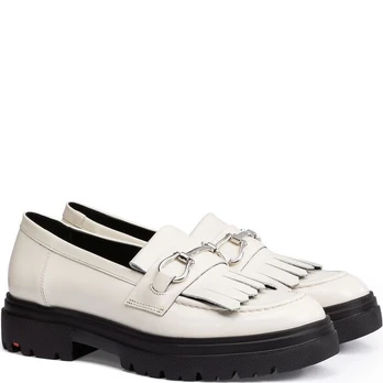 Loaferiai moterims, Balta, Loafers