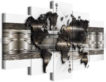 Artgeist Paveikslas - Metal World Map II