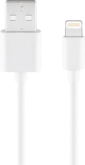 Goobay Lightning - USB laidas, 2,0 m, baltas