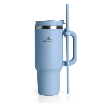 Gerlach SMART termo puodelis, 0,9 l, mėlynas