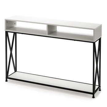 2 pakopų konsolė Šoninis stalas 120 x 23 x 79