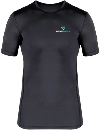 GAMEPATCH Compression Shirt Short Sleeves Juodas