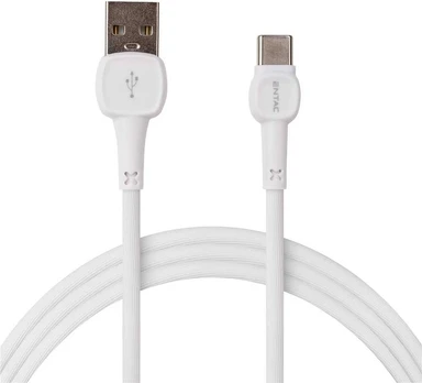 Entac kabelis USB-A - USB-C 1.5m 2A 10W USB-Classic baltas