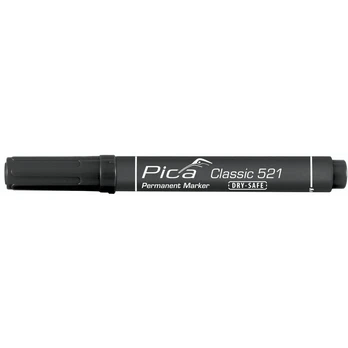 PICA MARKER CLASSIC Juodas ŚCIĘTY