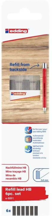 Edding 8891 - Refill 6 stk til Edding 8890