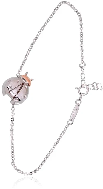 Diamond Sky Jewelry Sidabrinė apyrankė „Ladybird“