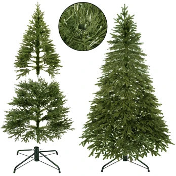 Dirbtinė Kalėdų eglutė Springos CT0154, 220 cm, su stovu