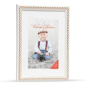 Photo frame Action 4 15x21, white/gold | 4741326214899 kaina
