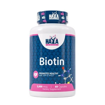 Haya Labs Biotin (Biotinas) 60 kaps.