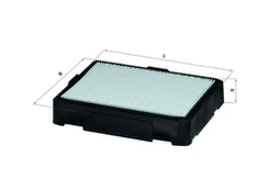 MAHLE LX56 Oro filtras