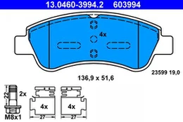 ATE 13.0460-3994.2 Brake pad set