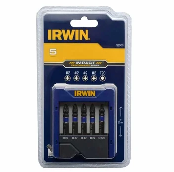 Sukimo antgalių rinkinys Irwin; PZ; PH; TX; 5 vnt.