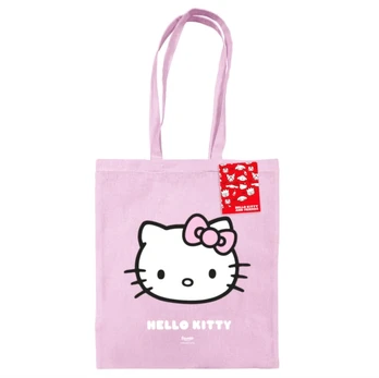 Hello Kitty Bow Pastel Pink Tote Bag